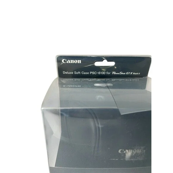 CANON PSC-6100 DELUXE LEATHER CASE FOR POWERSHOT G1 X MARK II NEW- FAST SHIPPING